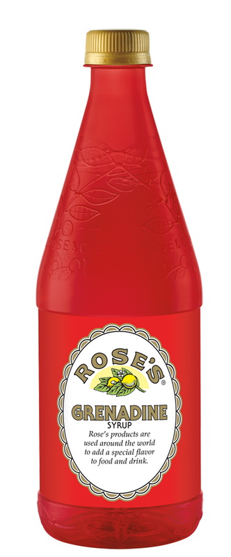 酷牌库|商品详情-Rose's进口代理批发 Roses Grenadine 宠物瓶，25 液量盎司，每箱 12 个