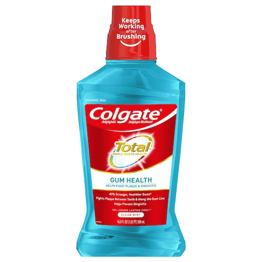 Colgate进口代理批发 高露洁全效牙龈健康清洁薄荷漱口水，16.9 液量盎司，每箱 6 件