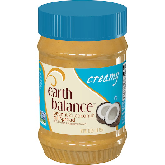 Earth Balance进口代理批发 Earth Balance 椰子花生酱，16 盎司，每箱 12 粒