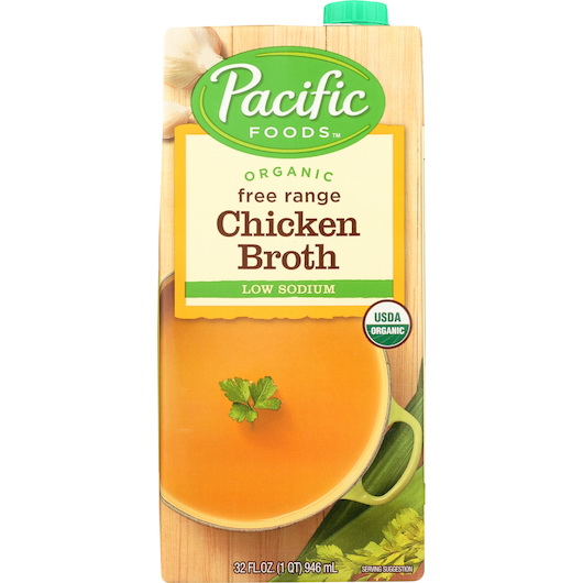 Pacific Foods进口代理批发 Pacific Foods 有机低钠鸡汤，32 液量盎司，每箱 12 个