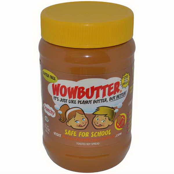 酷牌库|商品详情-Wowbutter进口代理批发 Wowbutter 无花生酱罐装松脆，17.6 盎司，每箱 6 个