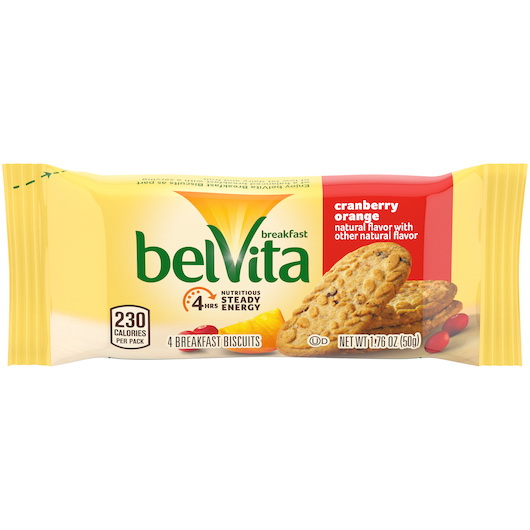 Belvita进口代理批发 Belvita 蔓越莓橙饼干，1.76 盎司，每箱 6 块