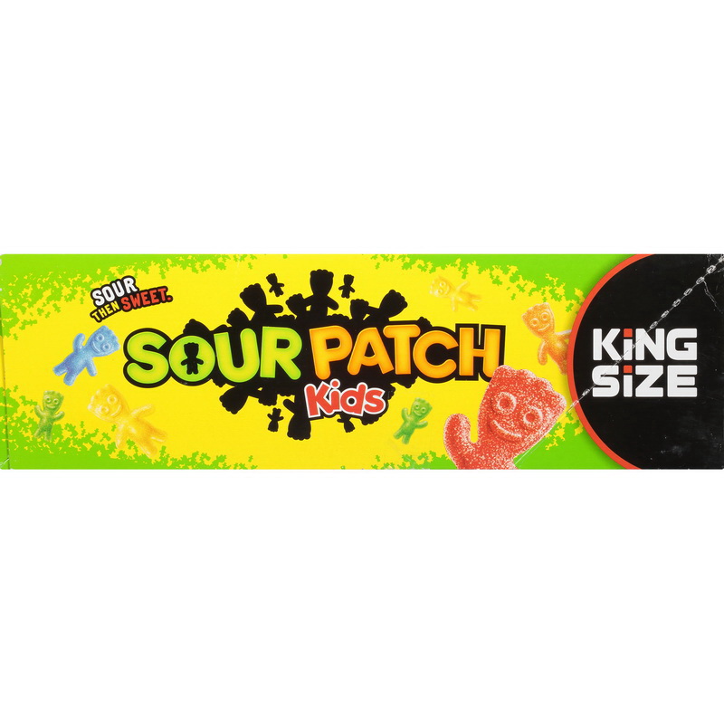 酷牌库|商品详情-Sour Patch进口代理批发 Sour Patch 儿童无脂软糖，3.4 盎司，每盒 18 颗，每箱 8 颗