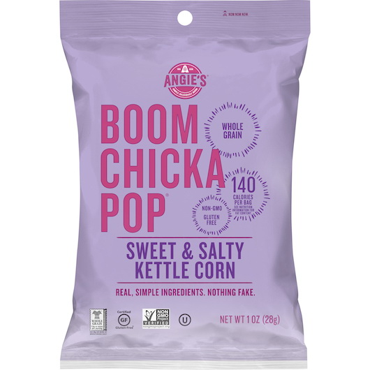 Angie's Artisan Treats进口代理批发 Angie's Boomchickapop Artisan Treats 甜咸水壶玉米，1 盎司，每箱 24 颗