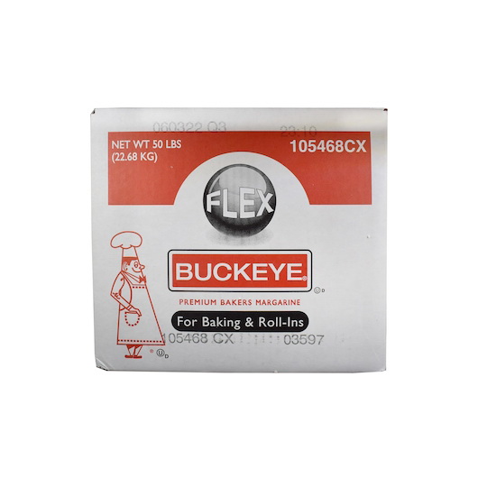 Buckeye进口代理批发 Buckeye Flex 优质人造黄油，50 磅，每箱 1 件