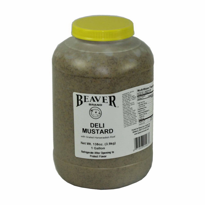 Beaver Deli Mustard 8.6 Pounds 4 per case Price Case Sale