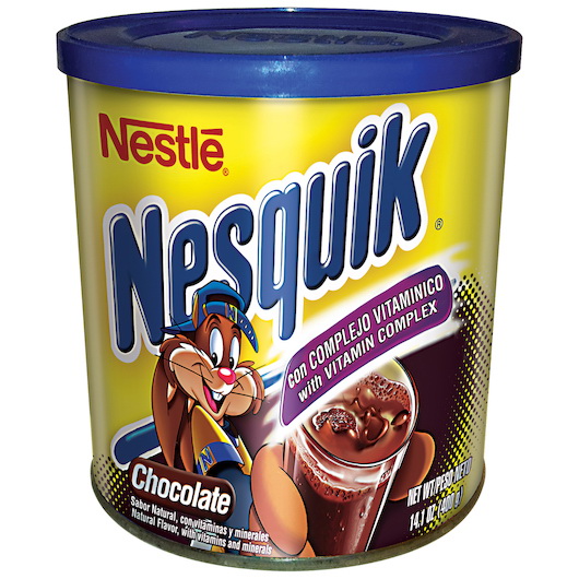 Nesquik进口代理批发 Nesquik 巧克力味粉，14.1 盎司，每箱 12 粒