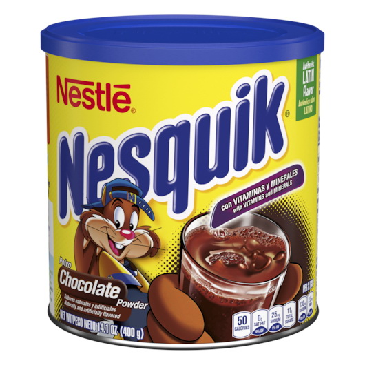 酷牌库|商品详情-Nesquik进口代理批发 Nesquik 巧克力味粉，14.1 盎司，每箱 12 粒