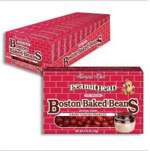 Boston Baked Beans进口代理批发 Boston B Bean Changemaker 波士顿h豆糖果，0.8 盎司，每盒 24 颗，每箱 12 颗