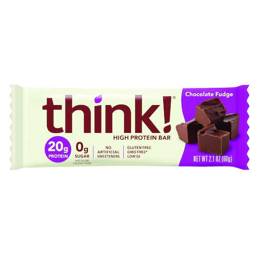 酷牌库|商品详情-Thinkthin进口代理批发 Thinkthin 巧克力软糖棒，2.1 盎司，每箱 12 块