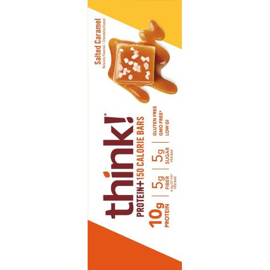 酷牌库|商品详情-Thinkthin进口代理批发 Thinkthin Bar 咸焦糖瘦肉，1.41 盎司，每箱 12 块