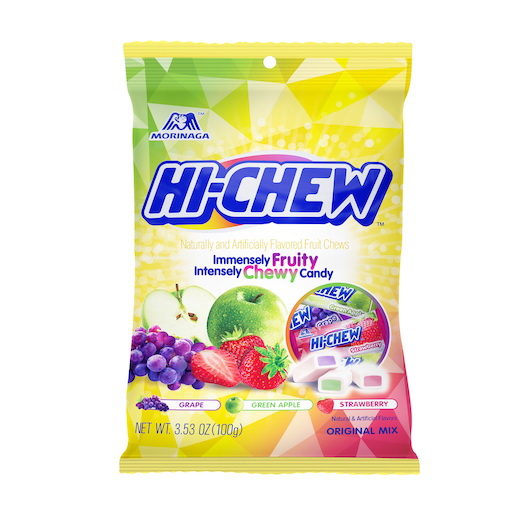 酷牌库|商品详情-Hi-Chew进口代理批发 Hi-Chew Bag 超级水果混合物，3.17 盎司，每箱 6 个