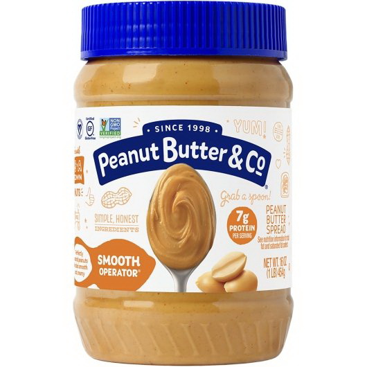 Peanut Butter进口代理批发 Peanut Butter & Co Smooth Operator 16 盎司，16 盎司，每箱 6 个