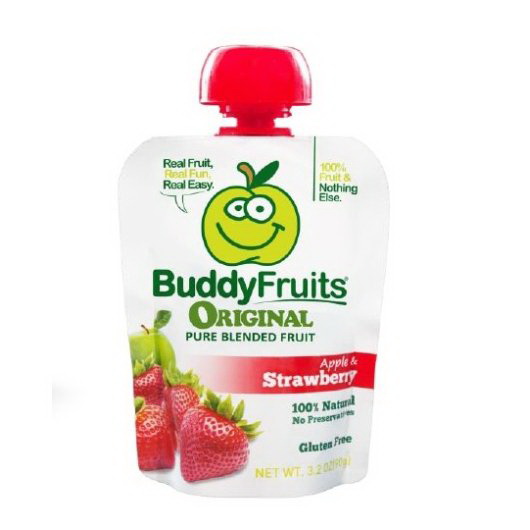 酷牌库|商品详情-Buddy Fruits进口代理批发 Buddy Fruits 纯混合草莓零食，3.2 盎司，每箱 18 粒