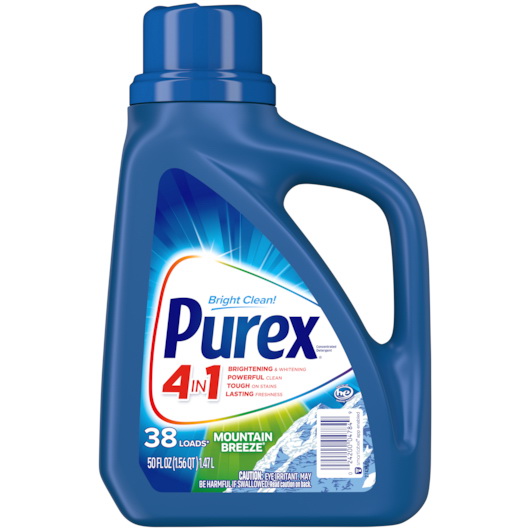 Purex进口代理批发 Purex Hdd Purex 液体洗涤剂 Mountain Breeze，50 盎司，每箱 6 件