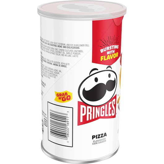 Pringles进口代理批发 Pringles 披萨薯片，2.5 盎司，每箱 12 片