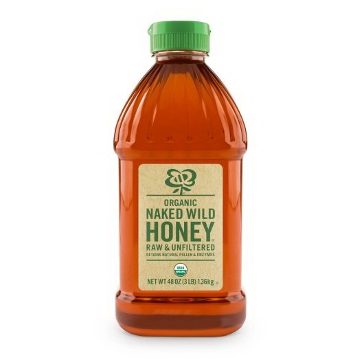 Naked Wild Honey进口代理批发 Naked Wild Honey 有机原蜜，48 盎司，每箱 6 粒