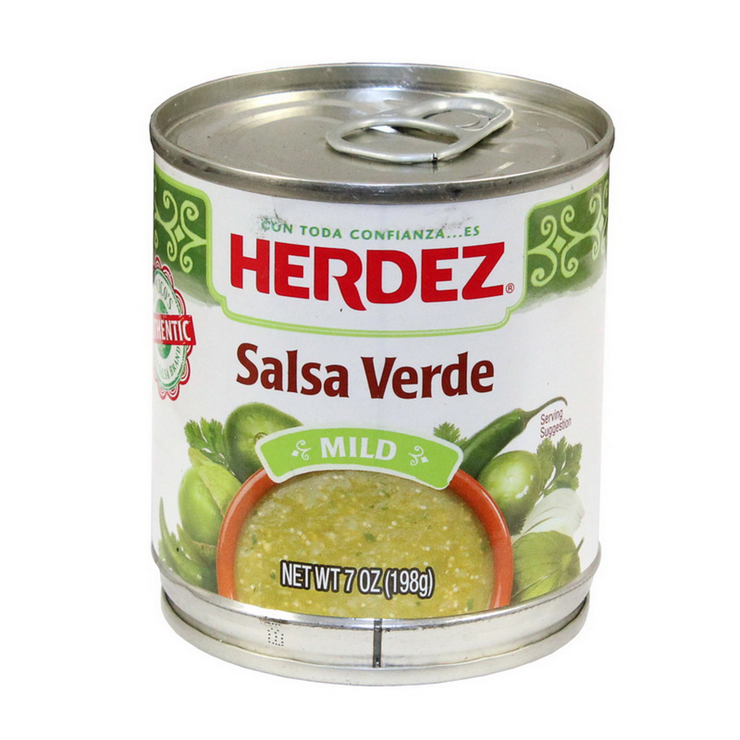 Herdez进口代理批发 Herdez Salsa Verde，7 盎司，每箱 12 粒