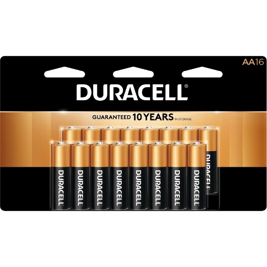 Duracell进口代理批发 Duracell Aa 12 包，每包 16 个，每箱 12 个