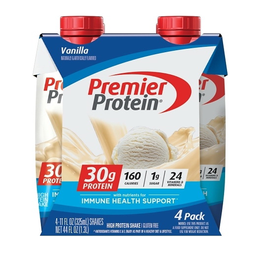 Premier Protein进口代理批发 Premier Protein 3X4 蛋白奶昔香草味，11 液量盎司，每箱 3 粒