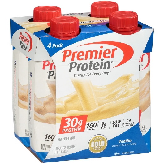 酷牌库|商品详情-Premier Protein进口代理批发 Premier Protein 3X4 蛋白奶昔香草味，11 液量盎司，每箱 3 粒