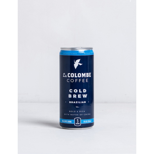 La Colombe进口代理批发 La Colombe 巴西冷萃咖啡，9 液量盎司，每箱 12 颗