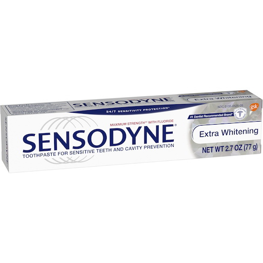 酷牌库|商品详情-Sensodyne进口代理批发 Sensodyne Extra White，2.7 盎司，每箱 2 件