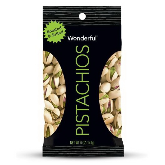 Wonderful Pistachios进口代理批发 Wonderful 开心果 烤和咸开心果，5 盎司，每箱 3 个