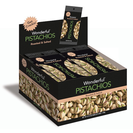 酷牌库|商品详情-Wonderful Pistachios进口代理批发 Wonderful 开心果 烤和咸开心果，5 盎司，每箱 3 个