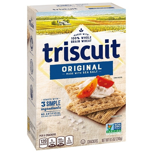 酷牌库|商品详情-Triscuit进口代理批发 Triscuit 原味饼干，8.5 盎司，每箱 12 块