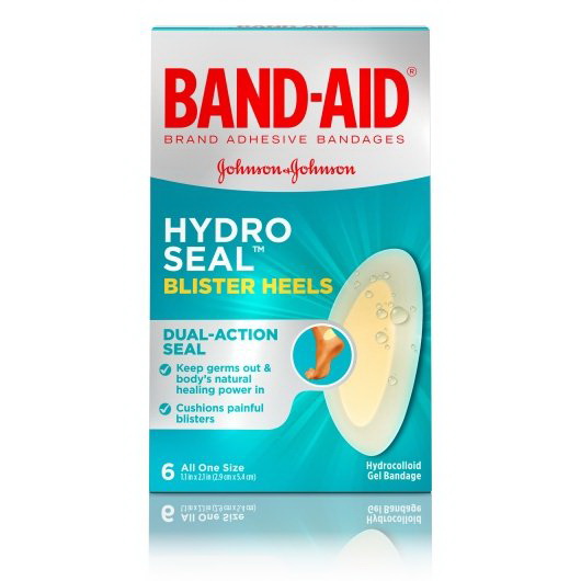 Band-Aid进口代理批发 Band Aid Hydro Seal 泡罩高跟鞋，6 片，每箱 4 片