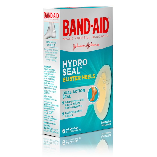 酷牌库|商品详情-Band-Aid进口代理批发 Band Aid Hydro Seal 泡罩高跟鞋，6 片，每箱 4 片