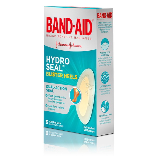 酷牌库|商品详情-Band-Aid进口代理批发 Band Aid Hydro Seal 泡罩高跟鞋，6 片，每箱 4 片