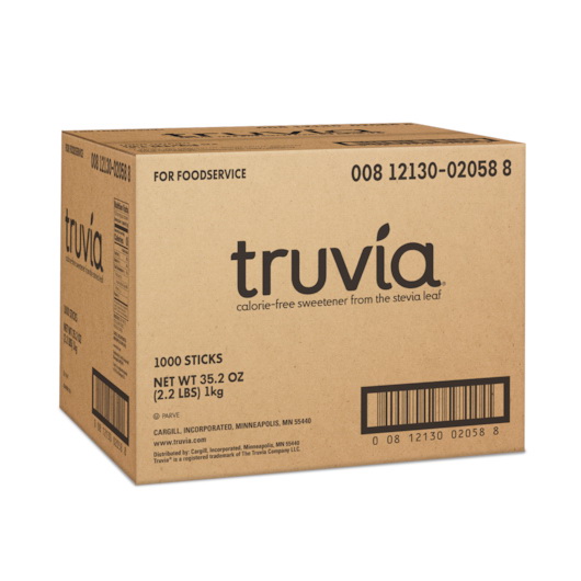 Truvia进口代理批发 Truvia 甜味剂餐饮棒，1000 支，每箱 1 支