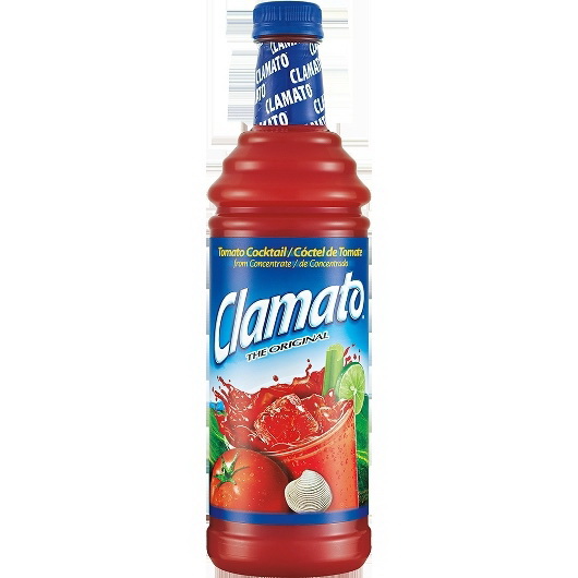 Clamato进口代理批发 Clamato 原味番茄鸡尾酒，1 升，每箱 6 件