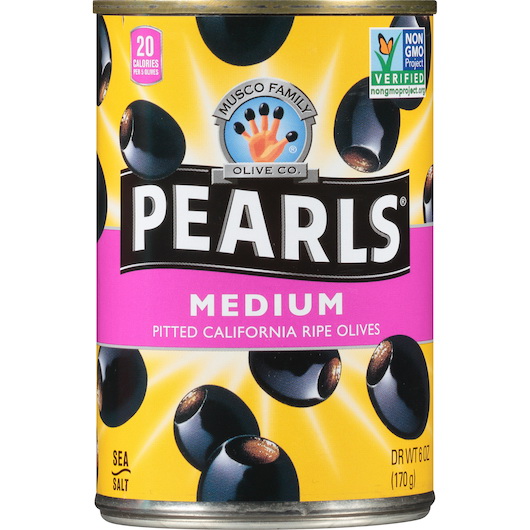 酷牌库|商品详情-Pearls进口代理批发 Pearls 中等去核橄榄，6 盎司，每箱 12 颗