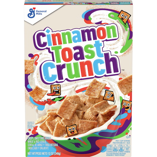 酷牌库|商品详情-Cinnamon Toast Crunch进口代理批发 肉桂吐司脆麦片，12 盎司，每箱 12 粒