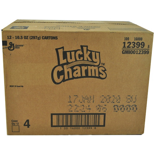 酷牌库|商品详情-Lucky Charms进口代理批发 Lucky Charms 麦片，10.5 盎司，每箱 12 粒