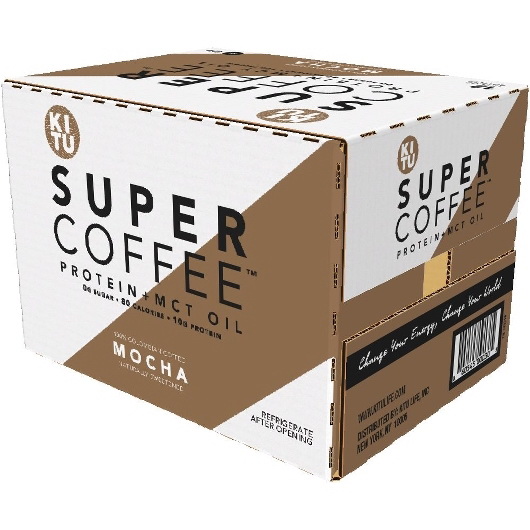 Super Coffee Pods进口代理批发 超级咖啡 柔滑摩卡超级咖啡，12 液量盎司，每箱 12 粒