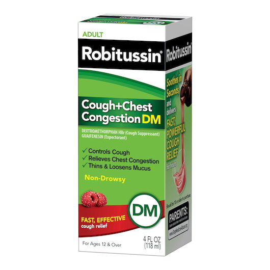 酷牌库|商品详情-Robitussin进口代理批发 Robitussin 咳嗽和胸闷 Dm，4 盎司，每盒 3 粒，每箱 8 粒