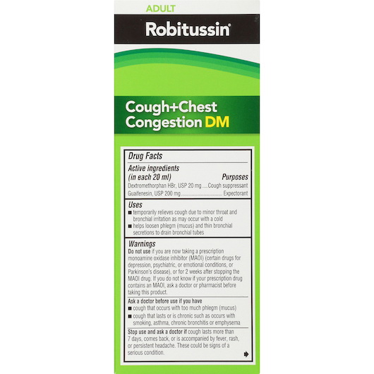 酷牌库|商品详情-Robitussin进口代理批发 Robitussin 咳嗽和胸闷 Dm，4 盎司，每盒 3 粒，每箱 8 粒