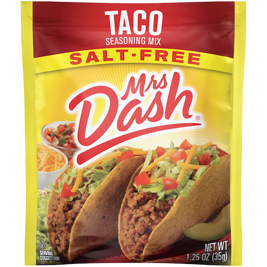 Dash进口代理批发 Dash 全天然 Taco 调味料混合物，1.25 盎司，每箱 12 粒