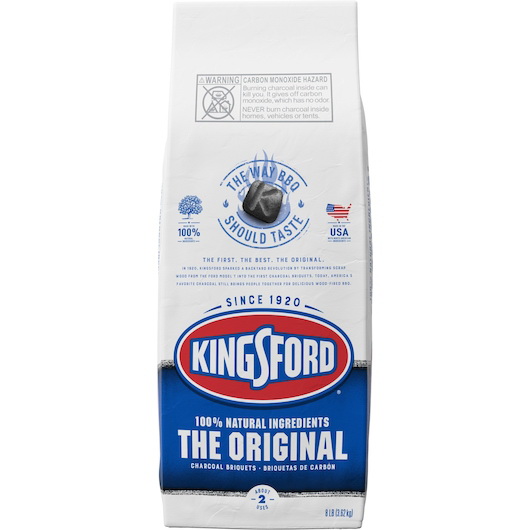 Kingsford进口代理批发 Kingsford Kingsford 煤球 6/8 磅，8 磅，每箱 6 个