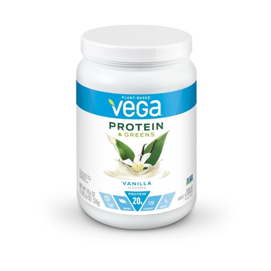 VEGA进口代理批发 Vega 蛋白和香草香草味，18.6 盎司，每箱 12 粒