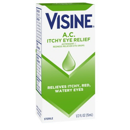 酷牌库|商品详情-Visine进口代理批发 Visine 眼痒缓解剂，0.5 液量盎司，每盒 3 粒，每箱 12 粒