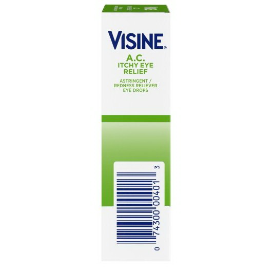 酷牌库|商品详情-Visine进口代理批发 Visine 眼痒缓解剂，0.5 液量盎司，每盒 3 粒，每箱 12 粒