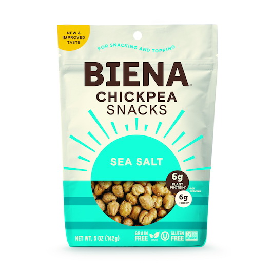 酷牌库|商品详情-Biena Snacks进口代理批发 Biena Snacks 海盐鹰嘴豆，5 盎司，每箱 8 个