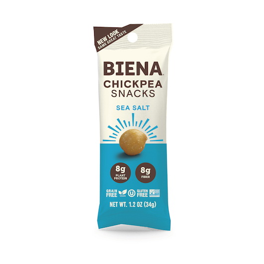 酷牌库|商品详情-Biena Snacks进口代理批发 Biena Snacks 海盐鹰嘴豆，1.2 盎司，每箱 4 个