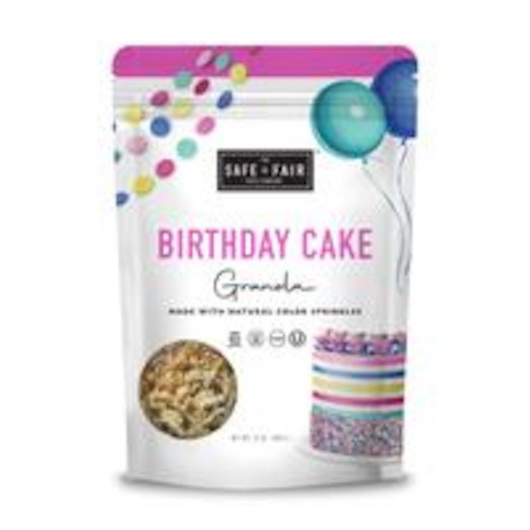 Safe + Fair进口代理批发 Safe + Fair 格兰诺拉麦片 - 生日蛋糕，4.5 磅，每箱 6 个