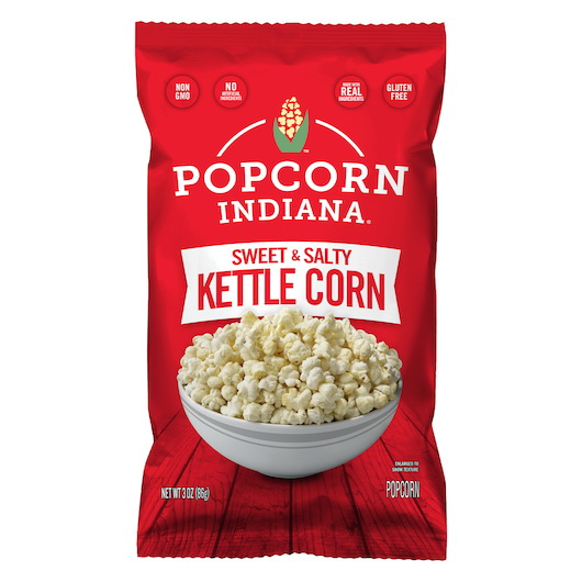 Popcorn  Indiana进口代理批发 爆米花印第安纳州甜咸水壶玉米，3 盎司，每箱 6 个